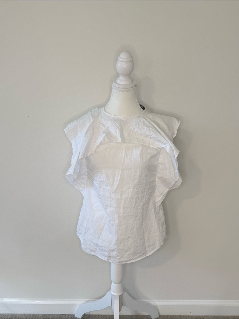 Ralph Lauren Ruffle Sleeveless Blouse